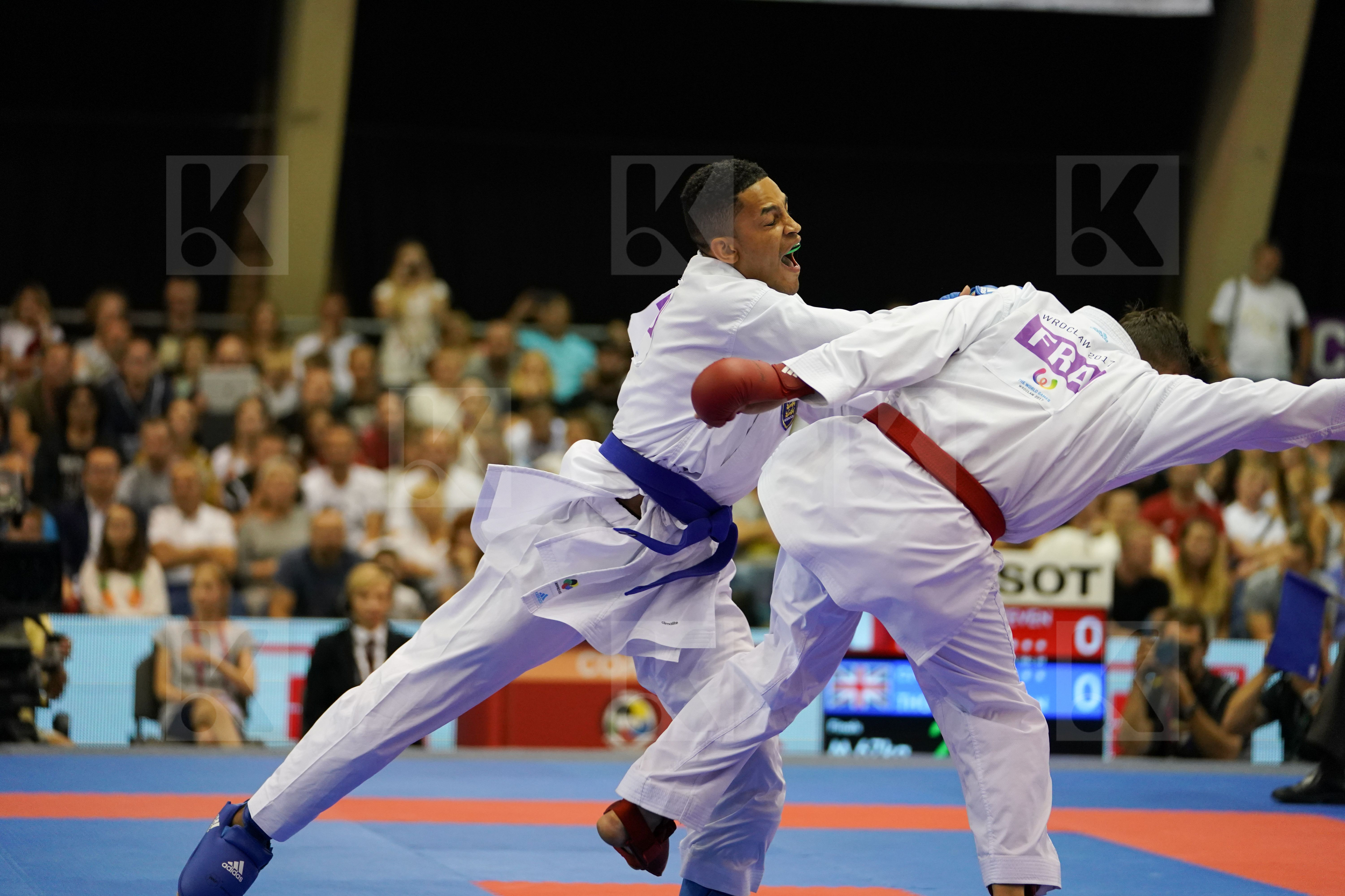 Dacosta Steven England France Gold match Male Kumite -67kg Thomas Jordan
